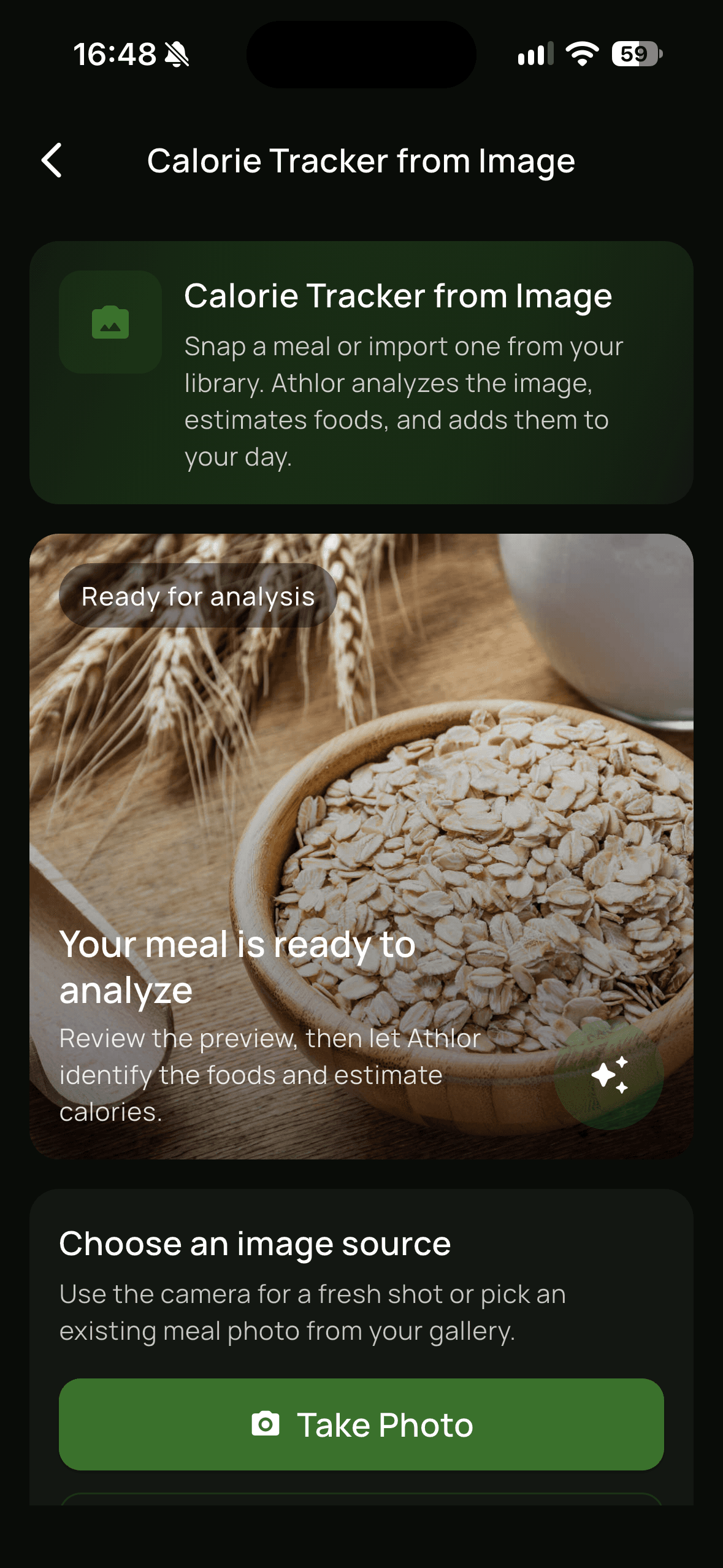 Snap & Track Calories