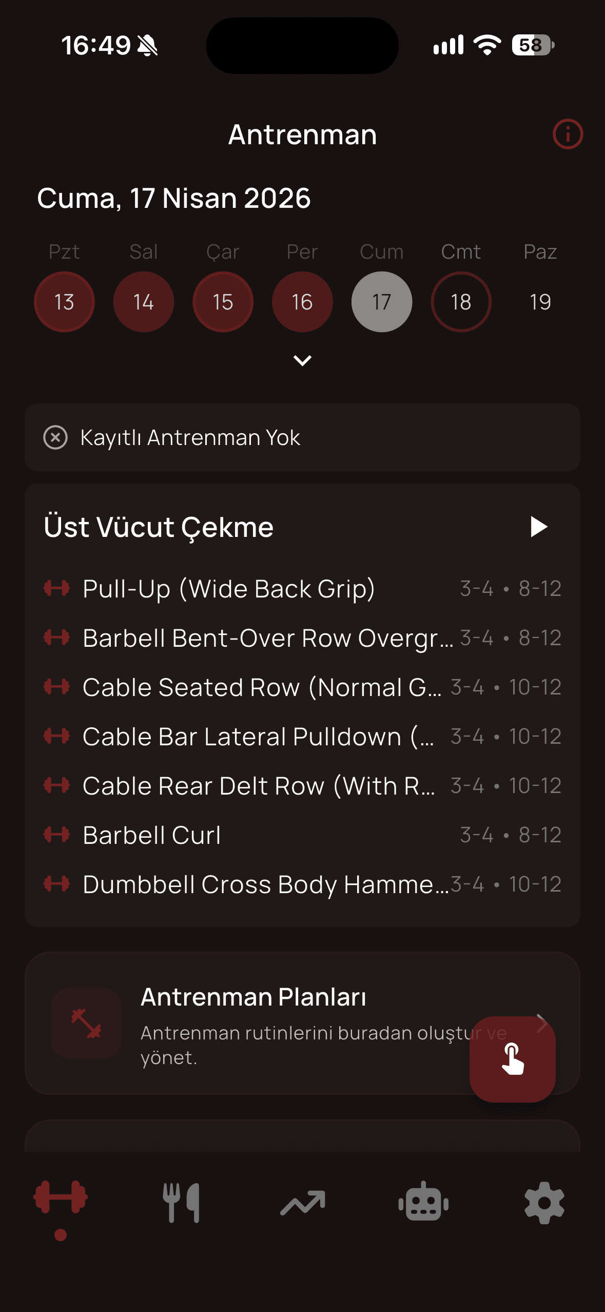 Yapay zekâ antrenman planları
