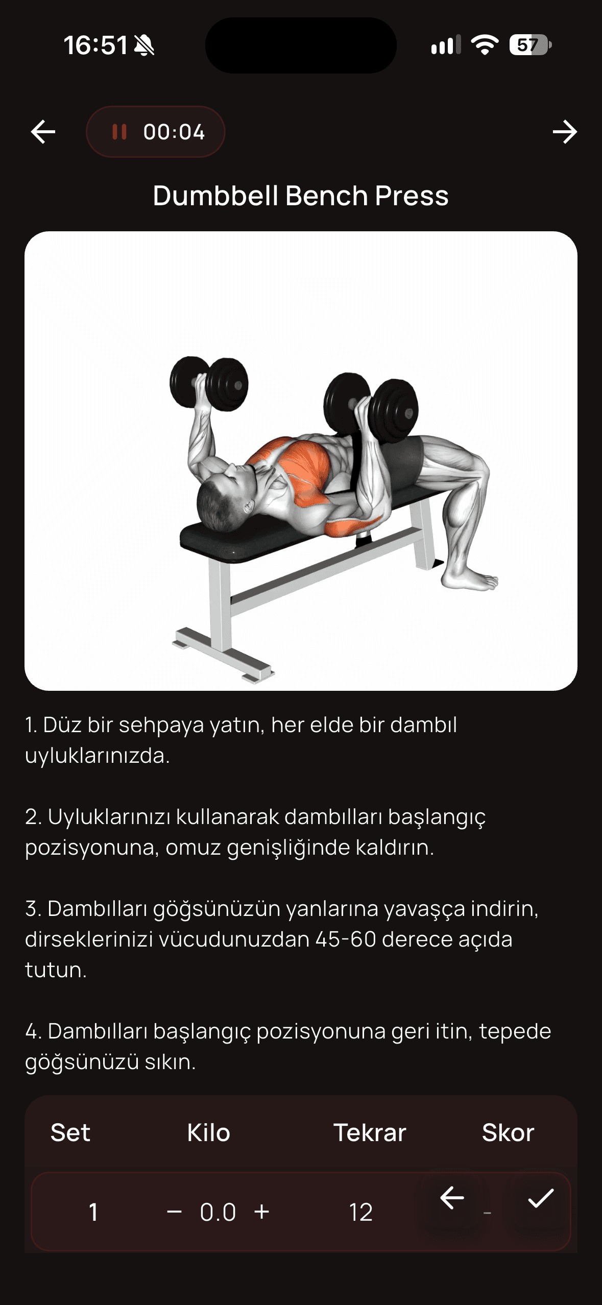 Antrenmanı canlı takip et